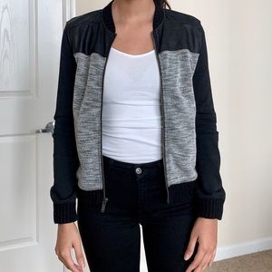 Black Calvin Klein Jeans bomber jacket